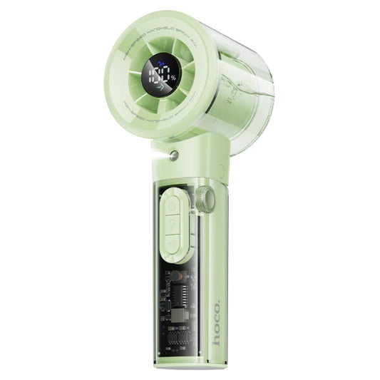 HOCO HX614 Spray Series Portable Fan with Humidifier, 100-Speed Airflow & LED Display – 4 Colors