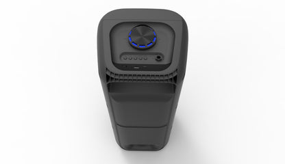 Lixin MS-2039BT Dual 8” Portable Wireless Speaker with Dazzling RGB Lights