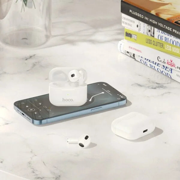 Hoco EW30 Intelligent true wireless BT headset - white - Saif Al Najmi Kw