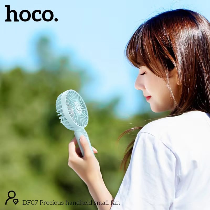 HOCO DF07 Mini Handheld Fan 1200 mAh Battery with Phone Holder