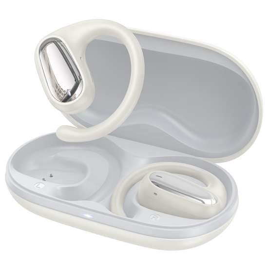 Hoco EA4 Cloud open true wireless sleep BT headset - milky white - Saif Al Najmi Kw
