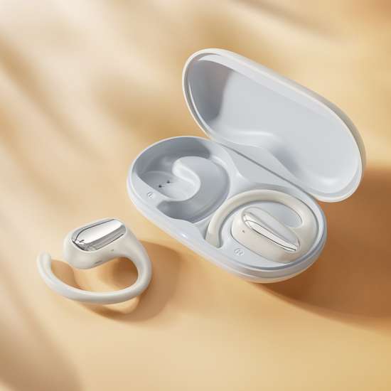 Hoco EA4 Cloud open true wireless sleep BT headset - milky white - Saif Al Najmi Kw