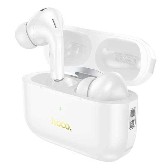 Hoco EW56 Plus Generoso true wireless ANC noise reduction BT headset - white - Saif Al Najmi Kw