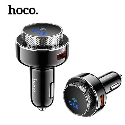 Hoco Wireless Car Bluetooth With 2 USB Output 3A Charging - Saif Al Najmi Kw