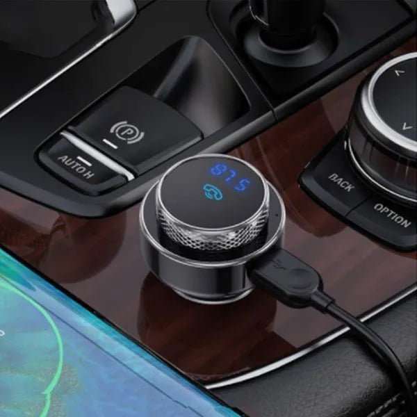 Hoco Wireless Car Bluetooth With 2 USB Output 3A Charging - Saif Al Najmi Kw
