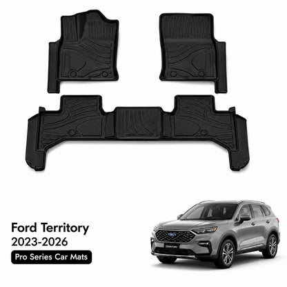 Pro Series Ford Territory 2023-2026 Car Mats – 3-Piece Set