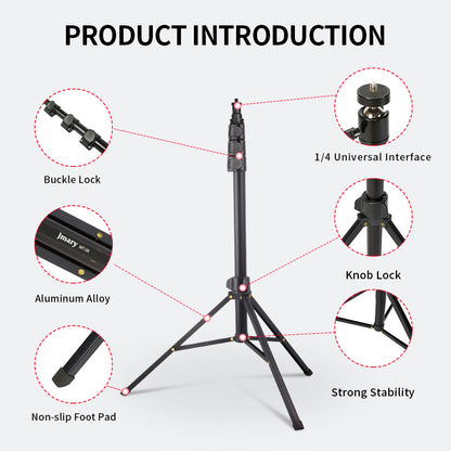 Jmary MT-38 Adjustable Tripod Selfie Stick Stand 168cm