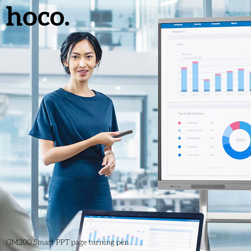 HOCO GM200 Wireless Presentation Remote Laser Pointer Pen