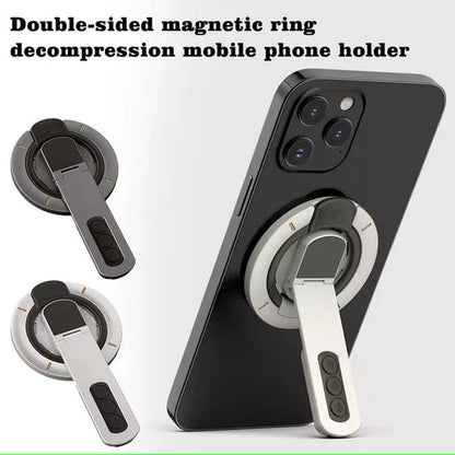 Double-Sided Magnetic Phone Holder – 360° Rotatable & Multi-Purpose