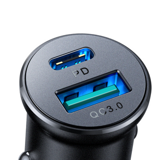 30W Joyroom CCN05 Mini Metal Car Charger