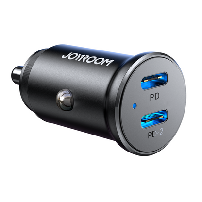 30W Joyroom CCN05 Mini Metal Car Charger