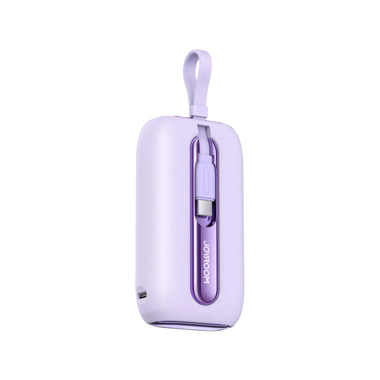 Joyroom JR-L012 10000mAh Mini Power Bank with Dual Cables – 22.5W Fast Charging