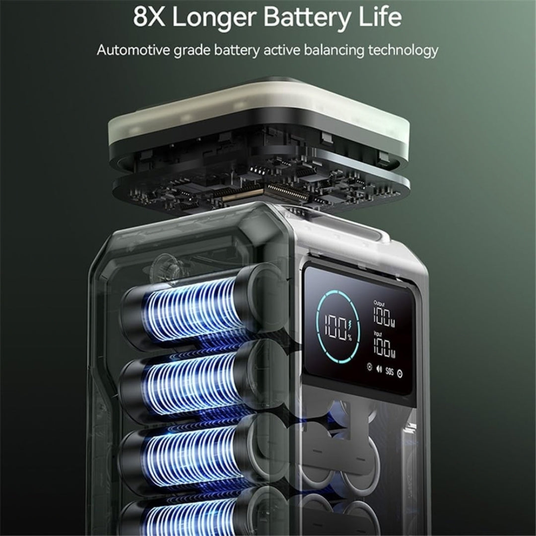 Joyroom JR-PBF10 75000mAh 100W Fast Charging Power Bank with Retractable LED Light