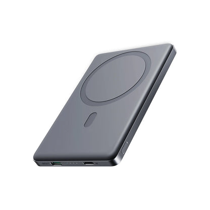 Joyroom JR-PBM08 5000mAh Magnetic Wireless Power Bank – 20W Fast Charging, Gray