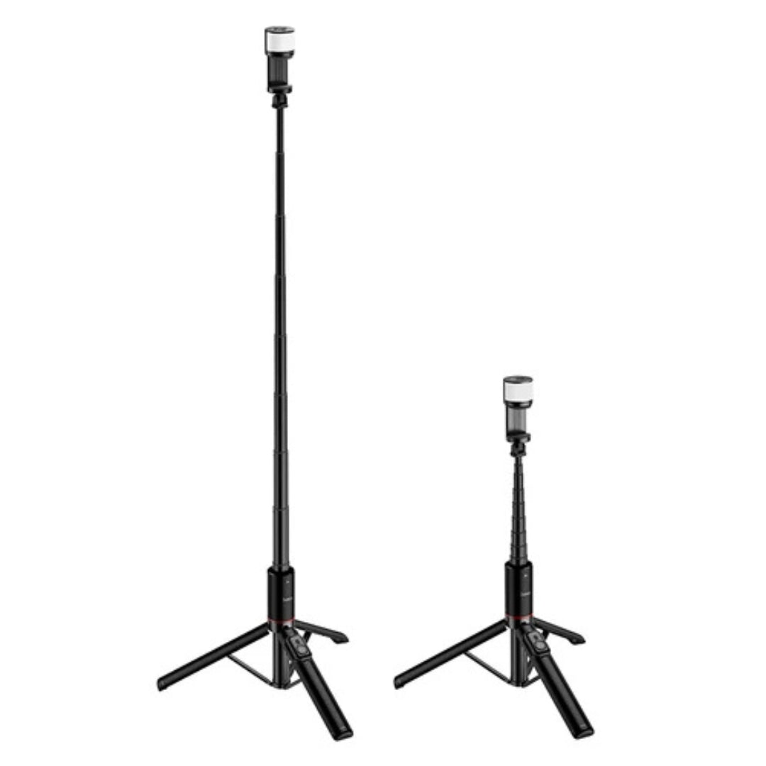 HOCO K34 1.36M Bluetooth Selfie Stick & Tripod with LED Fill Light