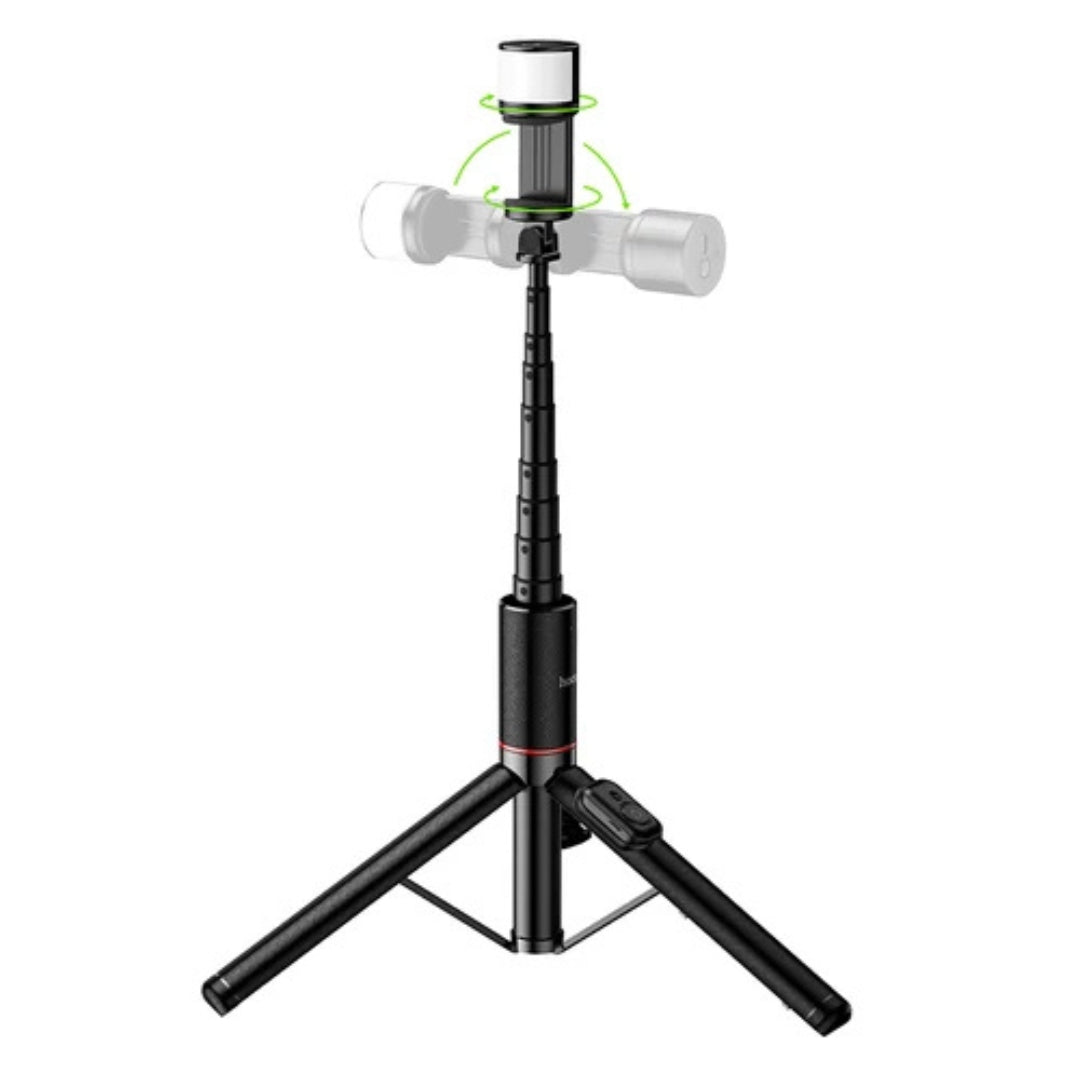 HOCO K34 1.36M Bluetooth Selfie Stick & Tripod with LED Fill Light