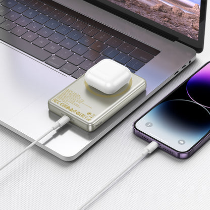 HOCO POWER BANK MAGNETIC Q26 FAST CHARGE 5000MAH PD TYPE-C 20W - Saif Al Najmi Kw