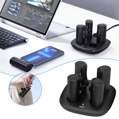 WST 4-in-1 5000mAh x 4  Docking Power Bank Station