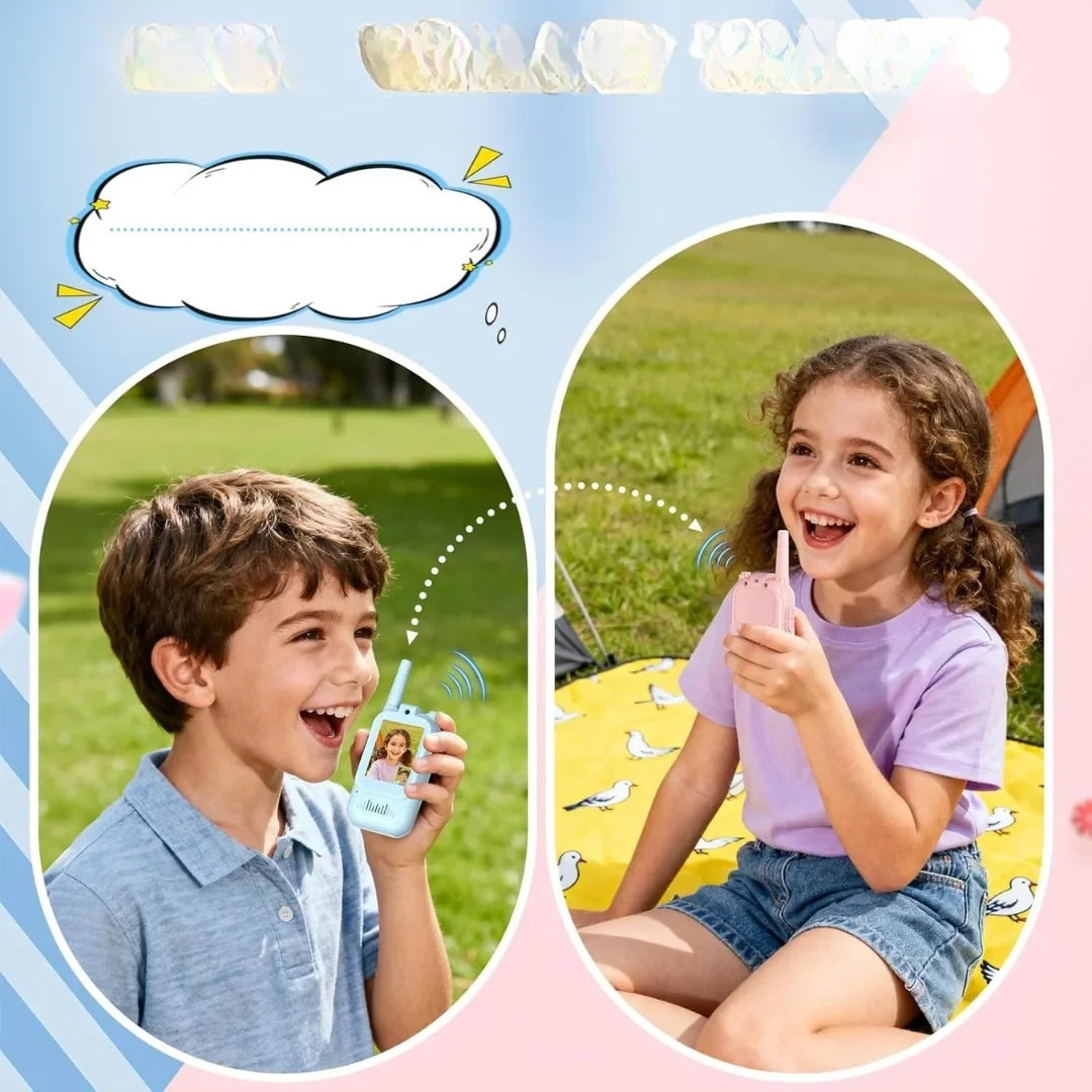 Kids Walkie Talkie Two-Way Radio – 2 Pack Long Range