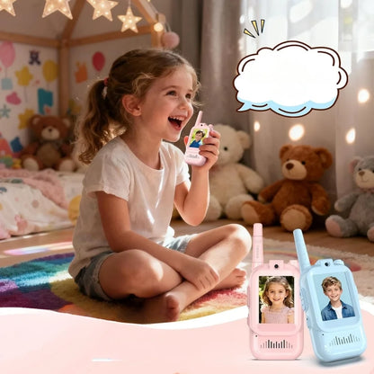 Kids Walkie Talkie Two-Way Radio – 2 Pack Long Range