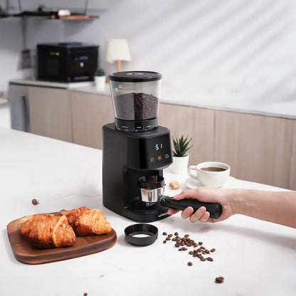 LePresso Conical Burr Coffee Grinder with 31 Grind Settings – Black