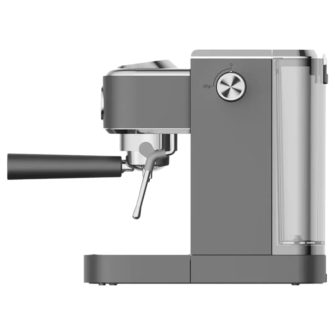LePresso Caffè Virtuoso Hot & Cold Espresso Maker with Steam Wand & Pressure Gauge – Gray