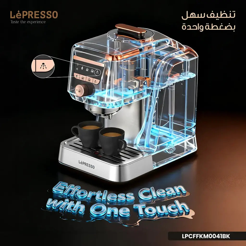 Lepresso Kavemystique Automatic Turkish Coffee Maker with Self-Cleaning Function - Black.webp