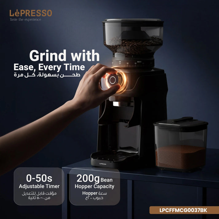 Lepresso Macinare Stainless Steel Burr Grinder