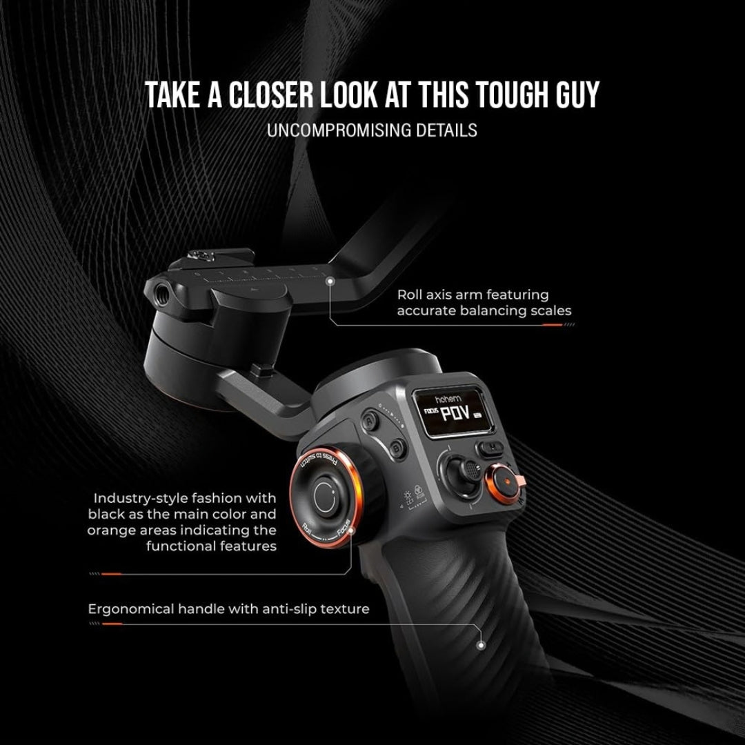 Hohem iSteady M6 Kit Smartphone Gimbal Stabilizer with AI Tracking & RGB Fill Light