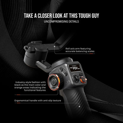 Hohem iSteady M6 Kit Smartphone Gimbal Stabilizer with AI Tracking & RGB Fill Light