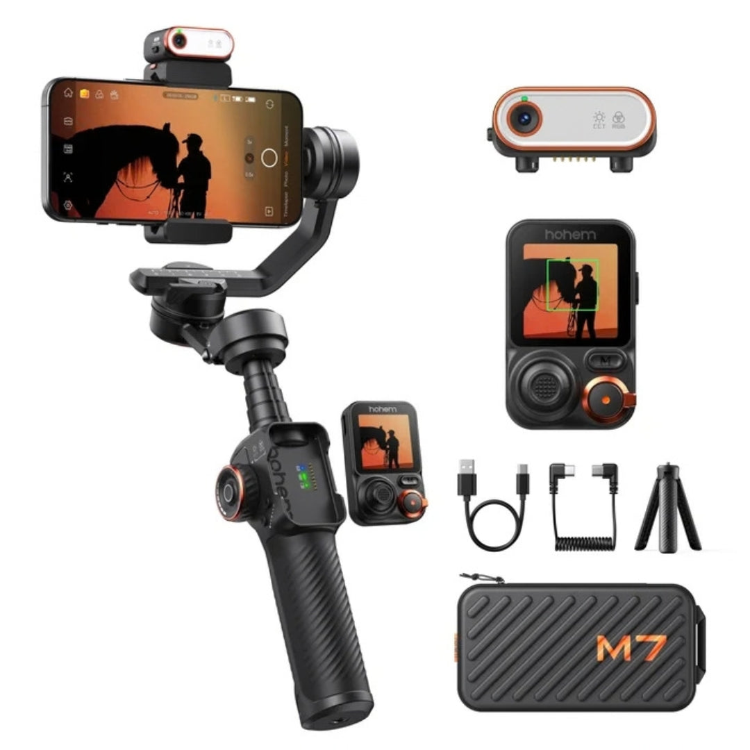 Hohem iSteady M7 3-Axis Smartphone Gimbal with AI Tracking & Touchscreen Remote
