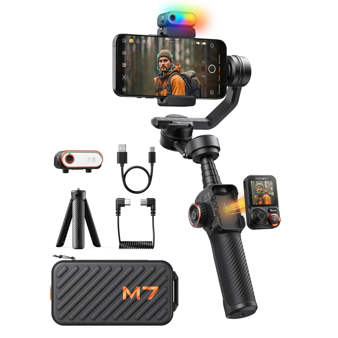 Hohem iSteady M7 3-Axis Smartphone Gimbal with AI Tracking & Touchscreen Remote