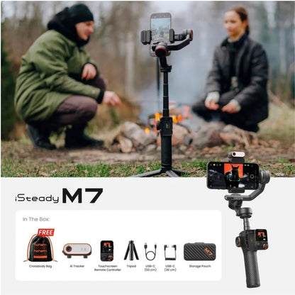 Hohem iSteady M7 3-Axis Smartphone Gimbal with AI Tracking & Touchscreen Remote