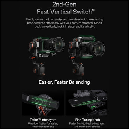 Hohem iSteady MT3 Pro AI Camera Gimbal Stabilizer with Touchscreen Remote