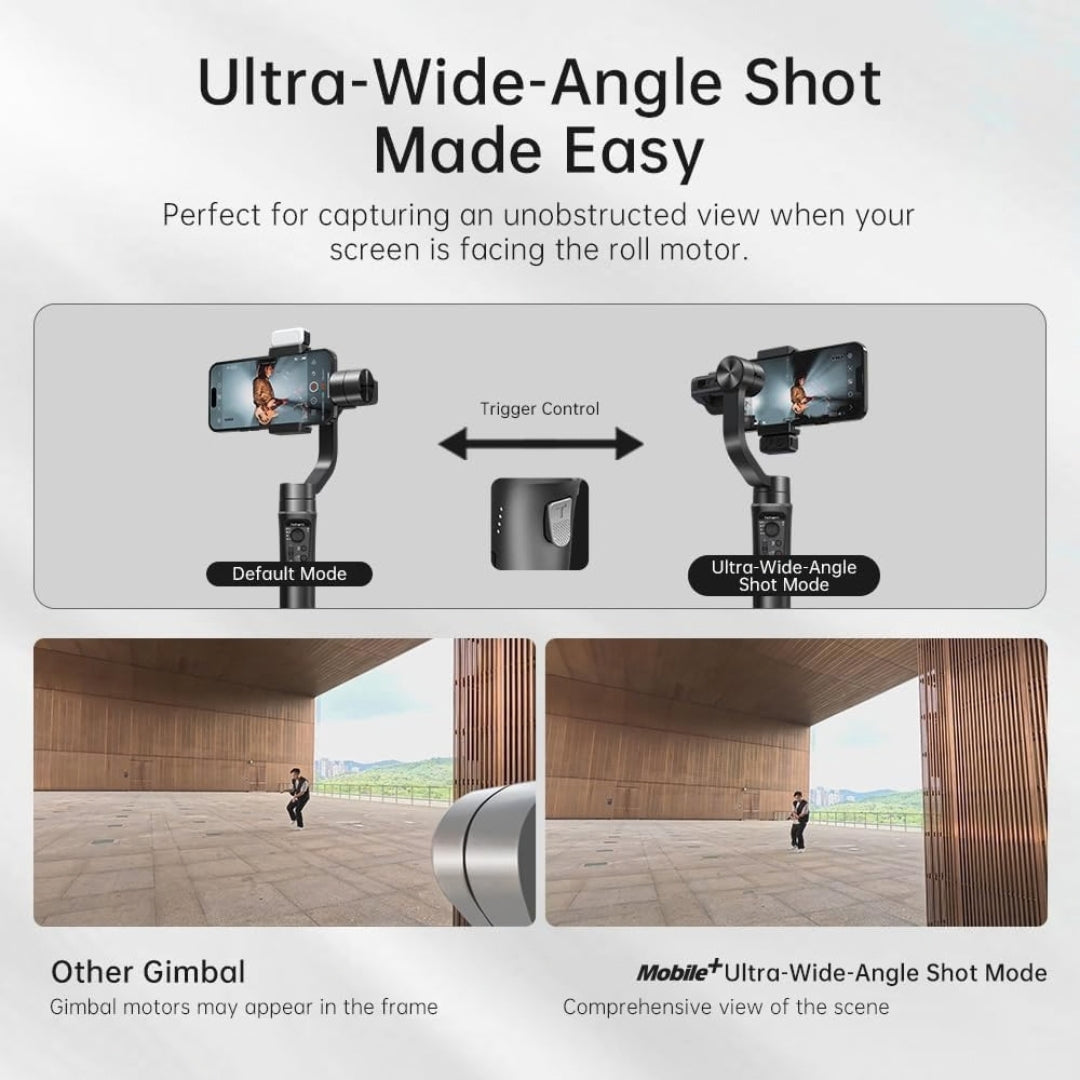 Hohem iSteady Mobile+ Kit 3-Axis Smartphone Gimbal with Magnetic Fill Light