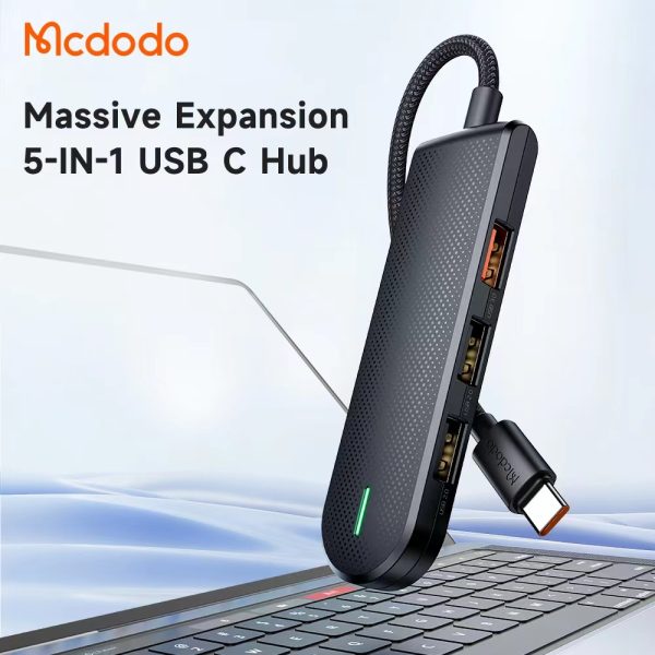 MCDODO HU-143 5 in 1 Massive Expansion USB-C HUB - Saif Al Najmi Kw