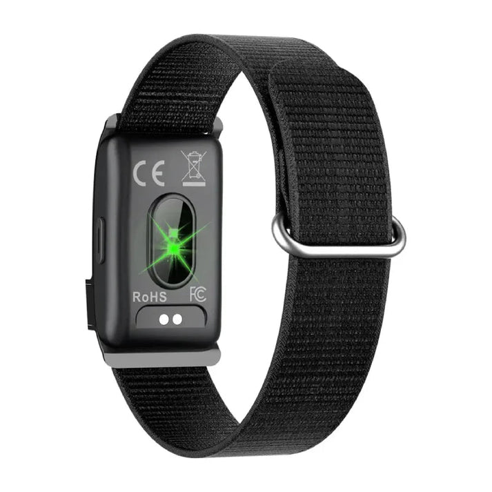 Porodo Trackfit Pro Smart Fitness Bracelet with Display App - Black