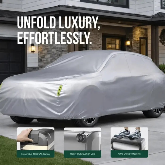 Green Lion Auto Car Cover Universal Fit – GNAUCRCVRBK Black