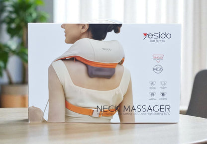 Yesido MG16 Smart Neck Massager – 3D Heating Therapy & Multi-Mode Relaxation Device