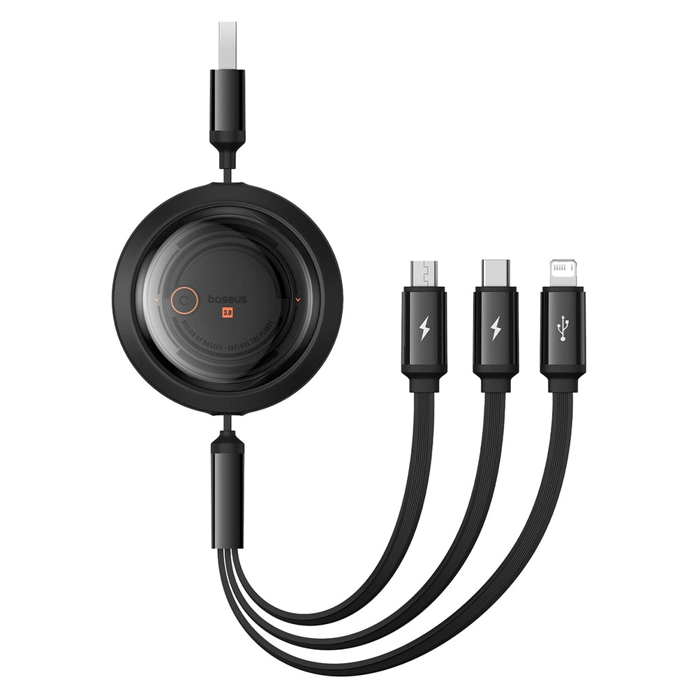 Baseus Free2Draw USB to M+L+C 100W Cable - Saif Al Najmi Kw