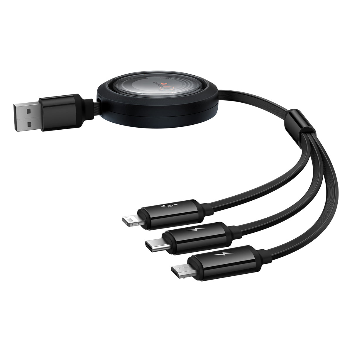 Baseus Free2Draw USB to M+L+C 100W Cable - Saif Al Najmi Kw
