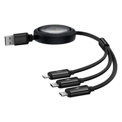 Baseus Free2Draw USB to M+L+C 100W Cable - Saif Al Najmi Kw