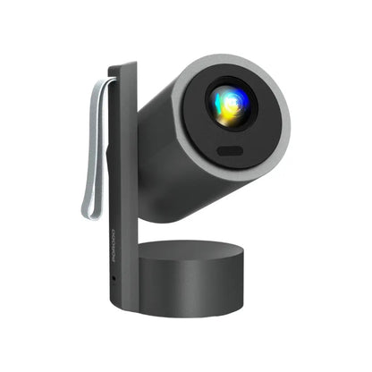 Porodo Full HD Smart Projector with Autofocus & 270° Angle Adjustment – Gray with battery