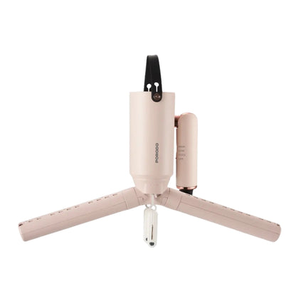 Porodo 2-in-1 Hair & Garment Dryer 1800W with Foldable Design – Pink