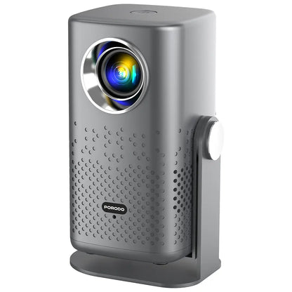 Porodo Lifestyle Gobo Portable Air Projector 720P with Android 13 – Grey with battery