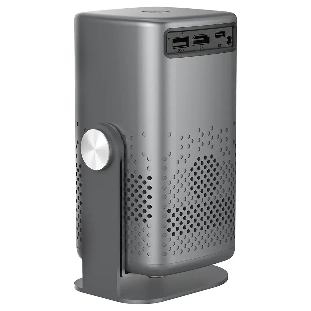 Porodo Lifestyle Gobo Portable Air Projector 720P with Android 13 – Grey with battery