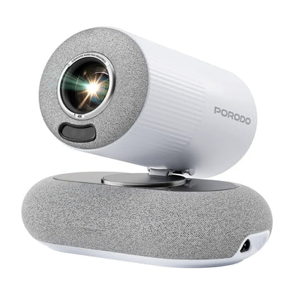 Porodo Lumacast Smart Full HD Projector with Auto Focus & Keystone – White