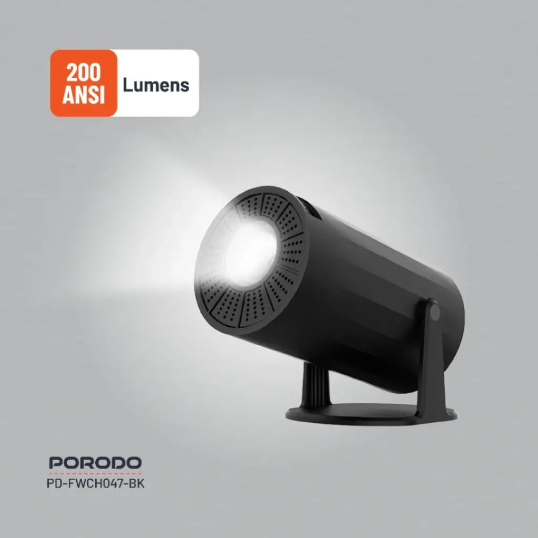 Porodo Gaming Projector with Controllers – Black