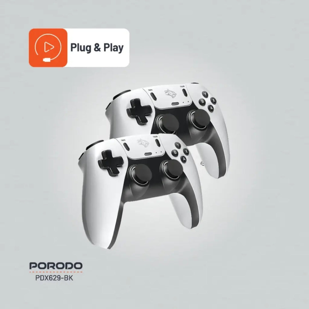 Porodo Gaming Projector with Controllers – Black