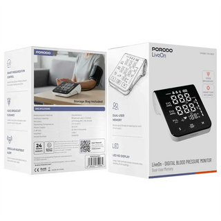 Porodo LiveOn - Digital Blood Pressure Monitor with Dual-User Memory2.webp